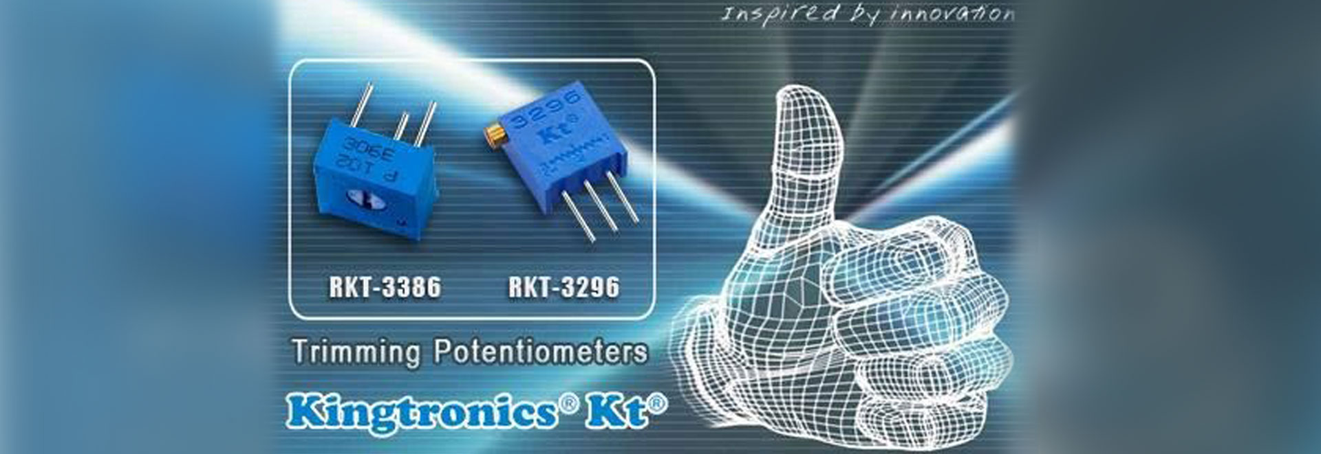 Inspired by Innovation, Trimming Potentiometers, Kingtronics KT